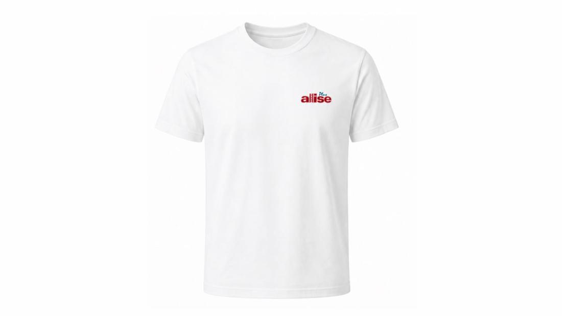 T-krekls ar mazu Radio Alise Plus logo (Izmērs: L)